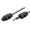 Goobay Toslink k�bel 3,5mm mini Toslink csatlakoz� 2,2mm �tm�r�