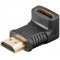 Goobay HDMI 270 fokos sz�gadapter 4K 60Hz