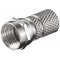 Goobay Aufdreh-F-Stecker 7,3mm cink adapter nikkelezett �rintkez�kkel