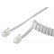 Goobay telefonkagyl� spir�lk�bel CCA RJ10 csatlakoz�val 4P4C 2db/csomag