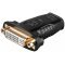 Goobay HDMI-DVI-I adapter HDMI aljzat DVI-I aljzat Dual-Link 24+5 t�