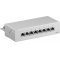 Goobay CAT 6 Mini asztali patch panel 8 portos STP sz�rke