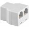 Goobay ISDN-T-Adapter RJ12 6P6C aljzat 2x RJ12 RJ225 6P6C aljzat