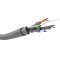 Goobay CAT 6 h�l�zati k�bel S/FTP PiMF 26/7 AWG sz�rke PVC burkolat