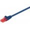 Goobay CAT 6 U/UTP k�k patchk�bel CCA 2xRJ45 10/100/1000 Mbit/s