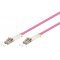 Goobay OM4 multim�dus� LWL k�bel lila LC-UPC csatlakoz� 1,5 m