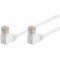 Goobay CAT 5e patchk�bel 2x 90� RJ45 csatlakoz�val feh�r CCA