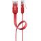 Goobay CAT6 lapos patchk�bel U/UTP 1m piros