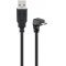 Goobay USB-A Micro-B 90� k�bel 1,8m USB 2.0 480 Mbit/s