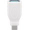 Goobay USB-C USB-A 3.0 OTG SuperSpeed adapter t�lt�k�belhez feh�r