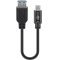 Goobay USB-C k�bel USB-A csatlakoz�val 0,2m 15 W 3 A USB 3.0 5 Gbit/s