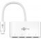 Goobay 4-Port USB-C Multiport-Adapter USB 3.0 USB-A csatlakoz�kkal