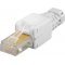 Goobay RJ45 CAT 5e UTP csatlakoz� 4 k�bel�tm�r�h�z szersz�mmentes szerel�s