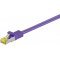 Goobay RJ45 Patchk�bel CAT 6A SFTP lila LSZH 500 MHz CAT 7 CU