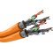 Goobay CAT 7A duplex h�l�zati k�bel S/FTP 23 AWG narancs LSZH