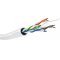 Goobay CAT 6 h�l�zati k�bel U/UTP feh�r 24/7 AWG 40m CCA