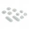 OTB k�belcsipesz 10db/csomag feh�r TPU