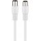 Goobay antennak�bel Class A+ >95dB 3x �rny�kolt koax csatlakoz� > koax aljzat teljesen �rny�kolt 1m