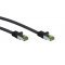 Goobay CAT 8.1 S/FTP PiMF patchk�bel 1m fekete LSZH
