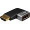 Goobay HDMI 90 fokos sz�g� adapter 8K 60Hz