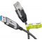 Goobay Ethernet k�bel USB-A 3.0 - RJ45 Slim 1m CAT6