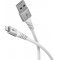 Goobay Lightning USB-A t�lt� �s adatk�bel 0,5m 12W 2,4A textilbor�t�s� f�m csatlakoz�kkal