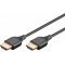 Goobay Slim High Speed HDMI k�bel Ethernet 4K 60 Hz