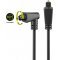 Goobay Toslink optikai k�bel 2m 90�-os forgathat� Toslink csatlakoz�val