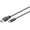 USB 3.0 SuperSpeed Kabel > USB-C� USB 3.0-Stecker (Typ A) > USB-C Stecker