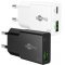 Goobay USB-C PD GaN gyors t�lt� 25W 1x USB-C 1x USB-A fekete