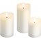 Goobay 3db/csomag LED val�s viaszos gyertya feh�r id�z�t�vel 3D l�nggal