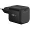 USB-C hlzati gyorstlt, power Delivery, GaN 20W, fekete