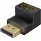 Goobay DisplayPort 90� lefel� adapter 8K 144Hz DSC csatlakoz�