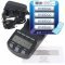 Technoline BC700 LCD t�lt� + Panasonic eneloop HR-3UTGB AA 1.2V 2000mAh 4db/csomag akkubox NiMH
