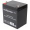 Multipower MP5.4-12B 12V 5,4Ah 6,3mm Faston akku AGM �lom-zsel�s