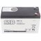 SSB SBV7-12 12V 7Ah 4,8mm Faston �lom akku AGM