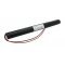Helyettes�t� akku v�szvil�g�t�s L1x6 Sub-C 7,2V 1800mAh 200mm egyoldali k�bellel NiCd