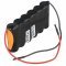 Helyettes�t� akku v�szvil�g�t�s 7,2V 2100mAh F1x6 HHR-210AH 200mm k�bel NiMH