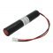 Helyettes�t� akku v�szvil�g�t�shoz L1x3 Sub-C 3,6V 3000mAh 200mm k�bel B-949/HT NiMH