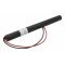 Helyettes�t� akku v�szvil�g�t�shoz 3,6V 3600mAh L1x3 4/3A 200mm k�bel NiMH