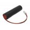 Helyettes�t� v�szvil�g�t�s akku L1x2 D (g�li�t) 2,4V 4500mAh 200mm k�bel NiCd