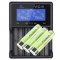 Helyettes�t� akku Panasonic 18650 3,7V 3400mAh 3db/csomag LCD t�lt� Li-Ion