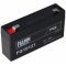 Fiamm FG10121 6,0V 1200mAh Faston 4,8mm akku AGM �lom-zsel�s