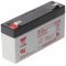 Yuasa NP1.2-6 6V 1,2Ah Faston 4,8mm AGM �lom akku