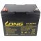 Kung Long U1-36NE 12V 36Ah M6 bels� menet akku AGM/�lom-zsel�s
