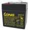 Kung Long WP1-6 6V1Ah Faston 4,8mm akku AGM �lom-zsel�s