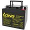Kung Long WPS40-12 12V 40Ah akku M6 lapos p�lus� csatlakoz� AGM/�lom-zsel�s