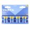 Varta Alk�li Mignon ceruza AA LR06 1.5V Longlife Power 8db/csomag hagyom�nyos elem