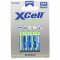 XCell DECT telefon AAA (mikro) akku 1000mAh 4db/csomag