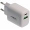 Ansmann HC218PD USB t�lt� USB-A �s USB-C 20W feh�r
